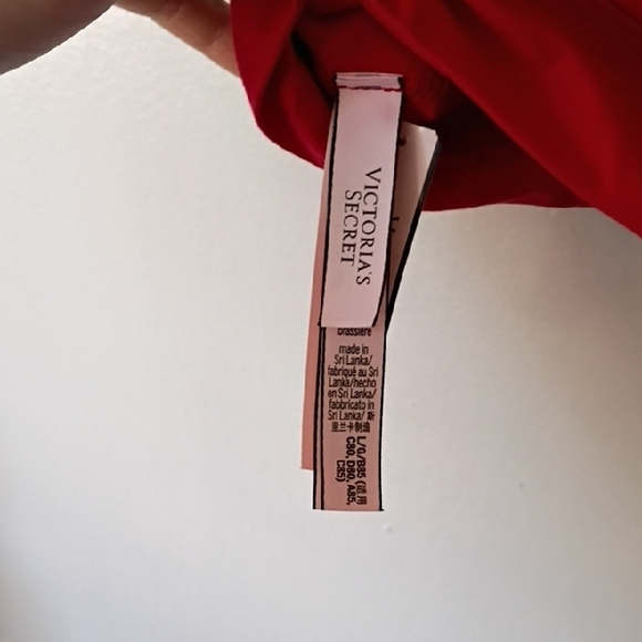 Victoria's Secret Red Women's Intimate Bra Sport bra top Large - Picture 2 of 4